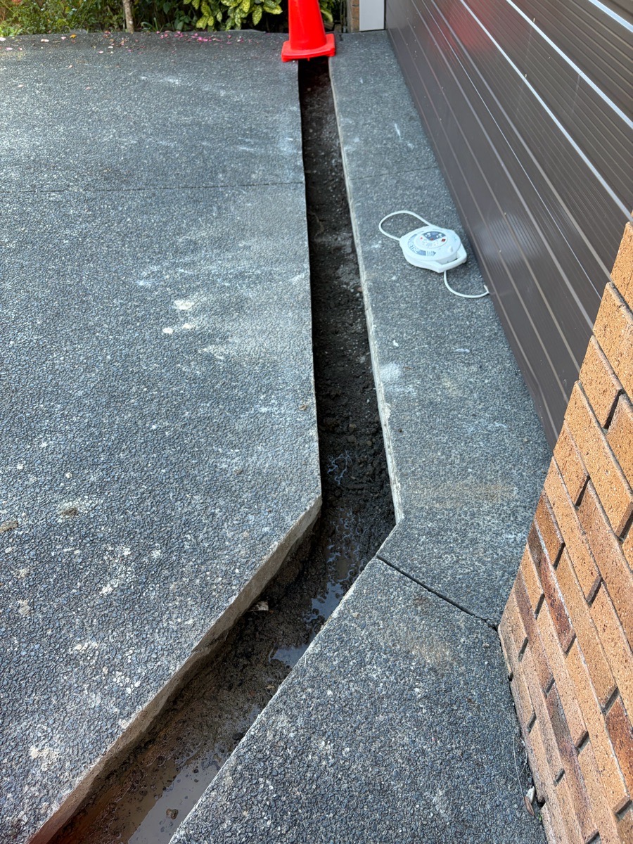Drainage Works team on site